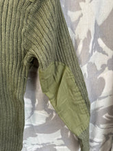 Load image into Gallery viewer, Genuine British Army Man&#39;s Heavy Jersey Olive Drab Pull Over - Size 33&quot; Chest
