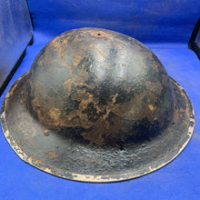 Load image into Gallery viewer, Original WW2 British Army Mk2 Brodie Combat Helmet
