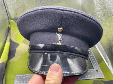 Original British Army Royal Corps of Signals Peaked Cap - Size 56cm - The Militaria Shop
