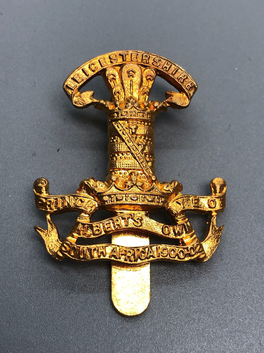 British Army Leicestershire Yeomanry (Prince Albert's Own) Cap Badge