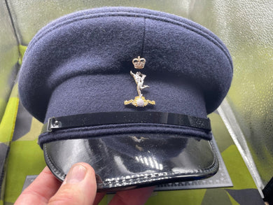 Original British Army Royal Corps of Signals Peaked Cap - Size 58cm - The Militaria Shop