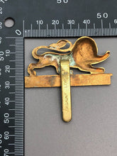 Load image into Gallery viewer, Original WW1 British Army Cap Badge - King&#39;s Own Royal Regiment (Lancaster)
