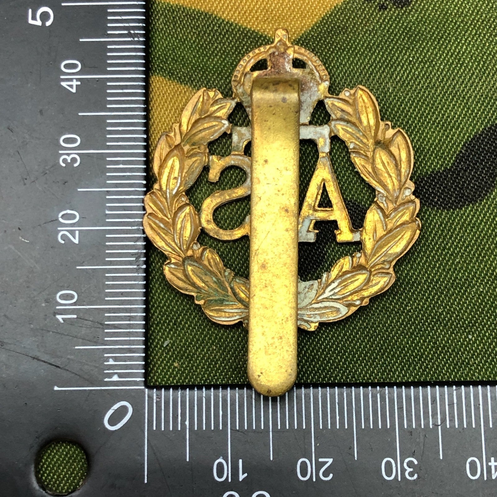 Original WW2 British Cap Badge - Auxiliary Territorial Service - The Militaria Shop