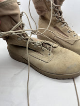 Load image into Gallery viewer, British Army Surplus Brown Leather Combat Boots - Belleville - Size UK 8 W - The Militaria Shop

