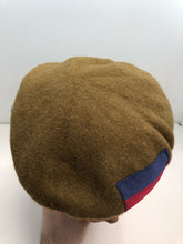 Load image into Gallery viewer, Genuine British Army Khaki Guards Regimental Beret Hat - Size 59cm
