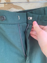 Charger l&#39;image dans la galerie, Genuine British Army Green Barrack Dress Trousers - Size 30&quot; Waist
