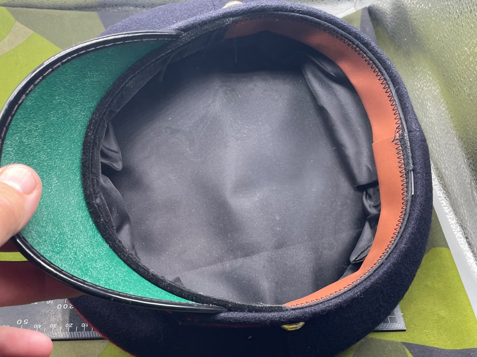 Genuine British Army Adjutant General's Corps Peaked Dress Cap - Size 56cm - The Militaria Shop