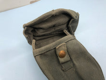 Lade das Bild in den Galerie-Viewer, Original WW2 British RAF 37 Pattern Webbing Bren / Universal Pouch Wartime Dated
