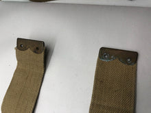 Charger l&#39;image dans la galerie, Original WW2 37 Patternn Webbing British Army L Strap Set - WW2 Dated
