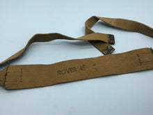 Load image into Gallery viewer, Original WW2 British Army Tan Webbing Shoulder Strap 37 Pattern - 1945 Dated
