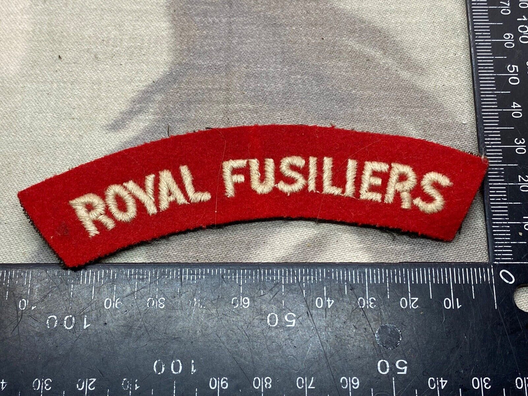 WW2 British Army - Royal Fusiliers Shoulder Title