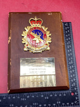 Charger l&#39;image dans la galerie, Original Canadian National Support Element Wall Plaque, Excercise Anchor Express
