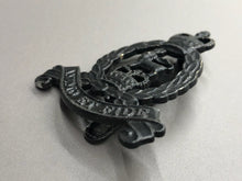 Load image into Gallery viewer, Genuine British Army Adjutant General&#39;s Corps Blackened Combat Cap Badge
