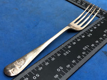 Lade das Bild in den Galerie-Viewer, Original WW2 British Army Officers Mess NAAFI Marked Cutlery Fork
