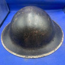 Load image into Gallery viewer, Original WW2 Mk2 British Army Brodie Combat Helmet
