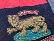 Charger l&#39;image dans la galerie, British Army Bullion Embroidered Blazer Badge - Royal Leicestershire -Hindoostan
