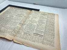 Lade das Bild in den Galerie-Viewer, Originales britisches Zeitungstrikot aus dem 2. Weltkrieg zur Besetzung der Kanalinseln – Oktober 1944 
