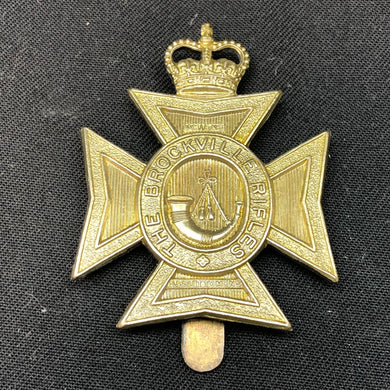 Genuine Canadian Army Cap Badge - Brockville Rifles - The Militaria Shop