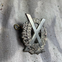 Load image into Gallery viewer, Original WW2 British Army Scottish Horse Regiment Cap Badge
