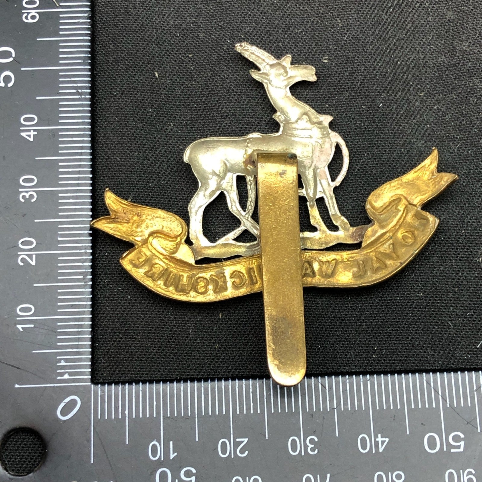Original WW2 British Army Cap Badge - Royal Warwickshire Regiment - The Militaria Shop
