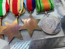 Charger l&#39;image dans la galerie, Original Group of 5 x WW2 British Army Service Medals
