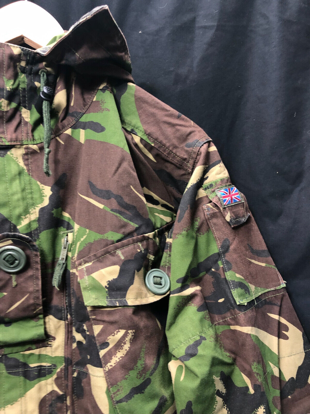 Genuine British Army DPM Jungle Camouflage Windproof Smock - Size 36" Chest - The Militaria Shop