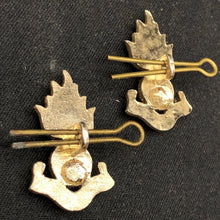 Load image into Gallery viewer, Original British Collar Badge Pair - Royal Engineers - The Militaria Shop
