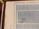 Original WW2 British Army RAF Navy Base Map of England - South West - Cornwall - The Militaria Shop