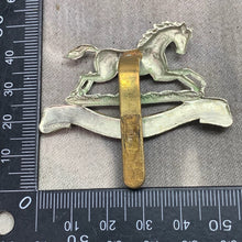 Load image into Gallery viewer, Original WW2 British Army Cap Badge - 3rd The King&#39;s Own Hussars
