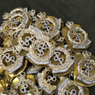 Genuine British Army RAMC Royal Army Medical Corps Collar Badges Pair - The Militaria Shop