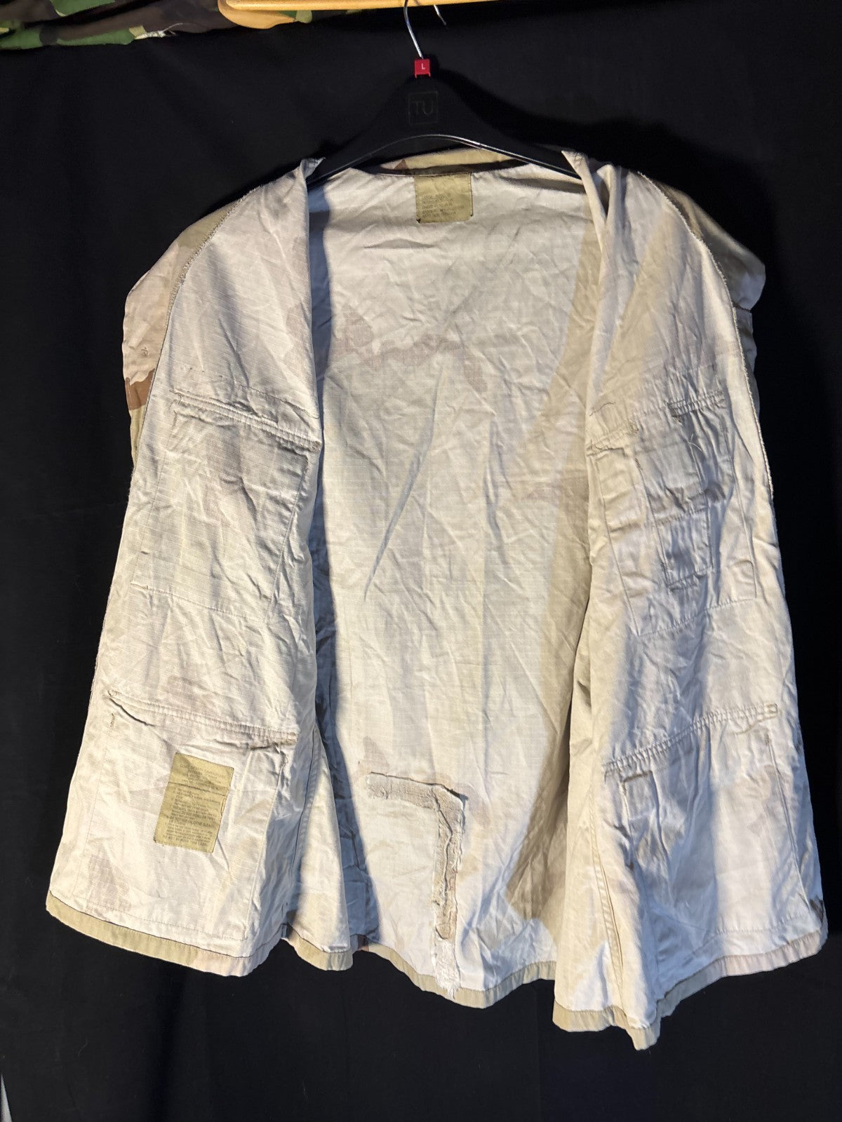 Gulf War US Army DCU Camouflaged Combat Field Coat/Jacket - Large/Regular - The Militaria Shop