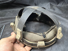 Load image into Gallery viewer, Original WW2 British Army Mk2 Helmet Liner - Size 7 - 1939 Dated
