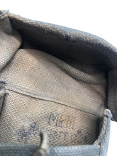 Load image into Gallery viewer, Original WW2 British RAF 37 Pattern Webbing Bren / Universal Pouch Wartime Dated
