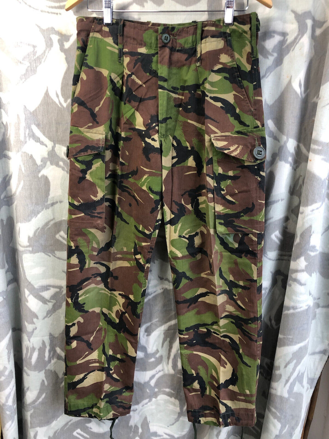Vintage British Army DPM Lightweight Combat Trousers - Size 75/80/96
