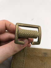 Charger l&#39;image dans la galerie, WW2 British Army 37 Pattern Webbing Water Bottle Carrier Harness - 1943 Dated
