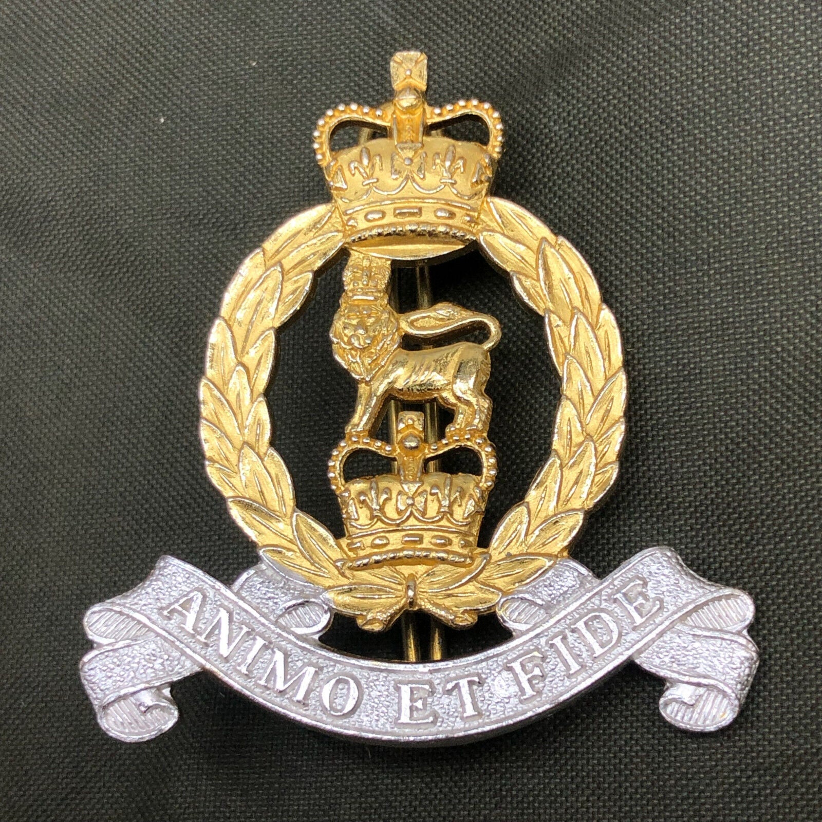 Genuine British Army Adjutant General’s Corps AGC Cap Badge - The Militaria Shop