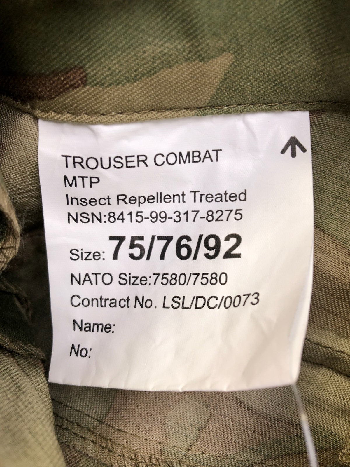 NEW with Tags - British Army Surplus MTP Combat Trousers - Size 75/76/92 - The Militaria Shop