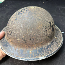 Charger l&#39;image dans la galerie, Original WW2 British Home Front Civil Defence Warden&#39;s Helmet - Complete - Named
