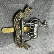 Load image into Gallery viewer, Original WW2 British Army Cap Badge - Royal Warwickshire Regiment
