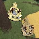 Original WW2 British Army Collar Badges - Royal Army Ordnance Corps RAOC - The Militaria Shop
