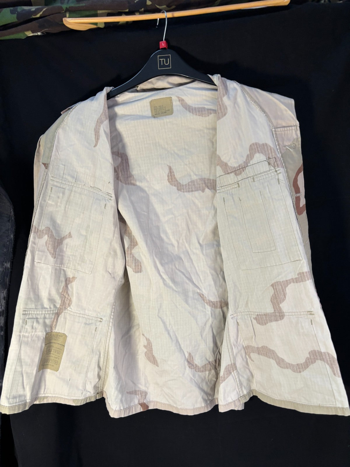 Gulf War US Army DCU Camouflaged Combat Field Coat/Jacket - Small/Regular - The Militaria Shop