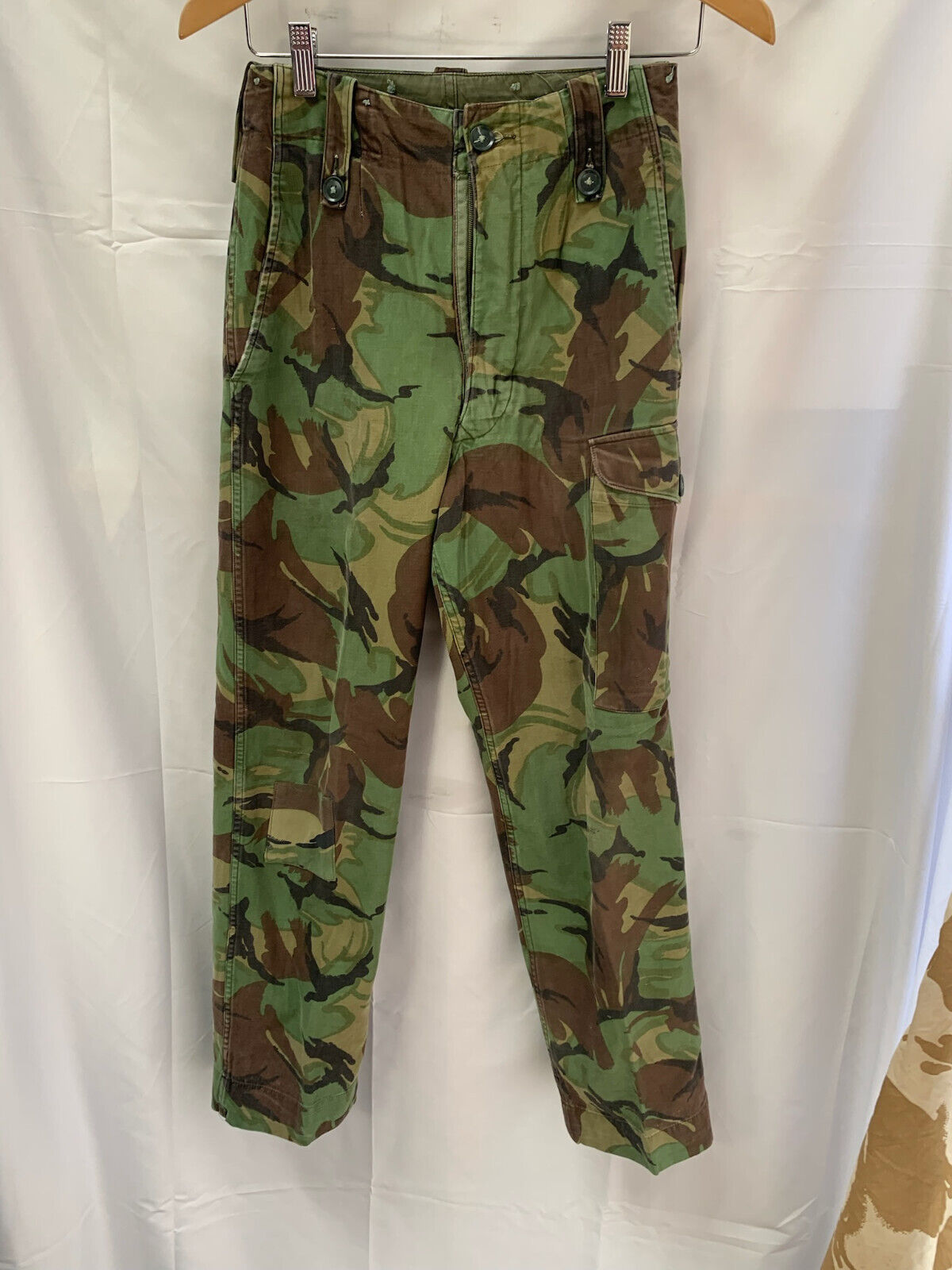 Genuine British Army 68 Pattern DPM Jungle Camouflaged Trousers - Size 28" Waist - The Militaria Shop