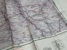 Charger l&#39;image dans la galerie, Original WW2 British Army / RAF Map Showing RAF Bases - Khartoum Africa
