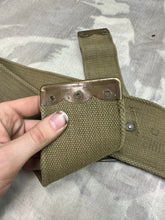 Charger l&#39;image dans la galerie, Original WW1 British Army 1908 08 Pattern Webbing Belt - 1916 Dated - 48&quot; Waist
