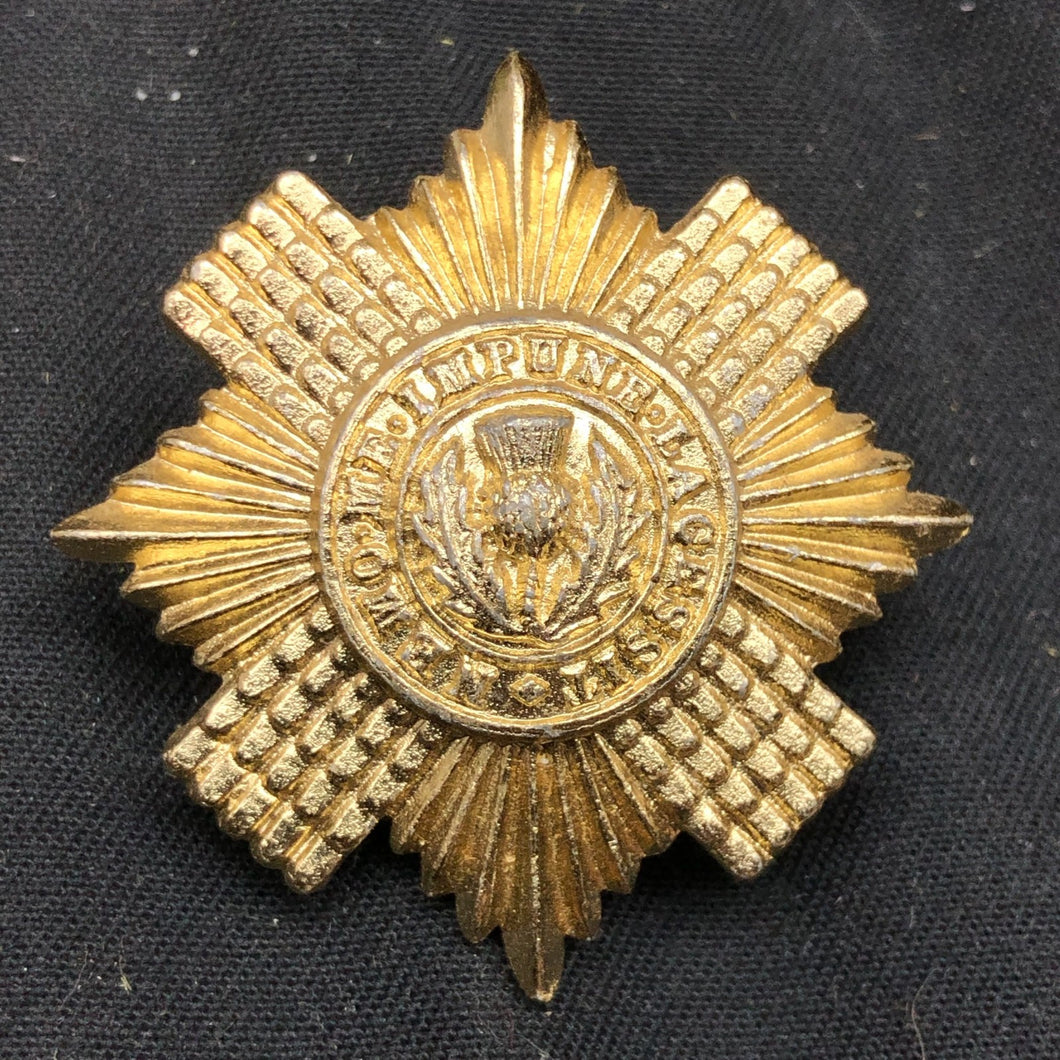 Genuine British Army Staybrite Cap Badge - Scots Guards - The Militaria Shop
