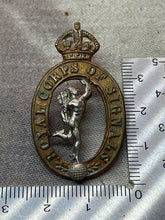 Load image into Gallery viewer, Original WW2 British Army Royal Corps of Signals Collar Badge
