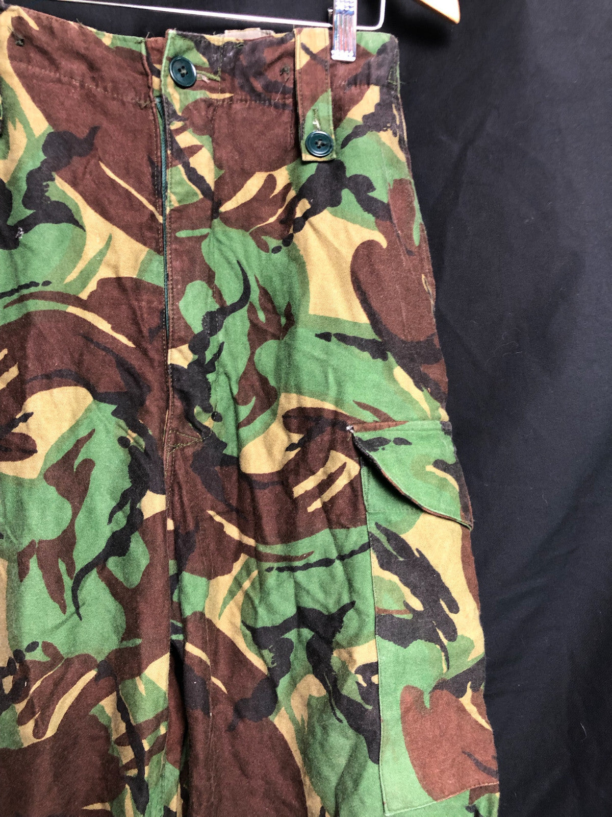 Genuine British Army DPM Camouflaged 68 Pat Combat Trousers - Size 1 - 28" Waist - The Militaria Shop