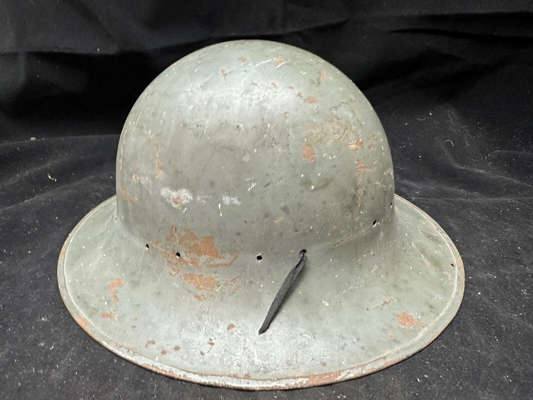 Original WW2 British Civil Defence Civillian Zuckerman Helmet - 1941 Dated