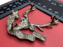 Load image into Gallery viewer, Original WW2 British Army Cap Badge - Seaforth Highlanders Regiment
