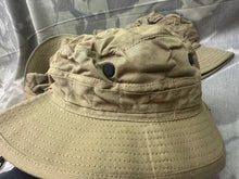Load image into Gallery viewer, Original British Army Jungle Khaki Tropical Issue New Old Stock Hat - Size 6 3/8

